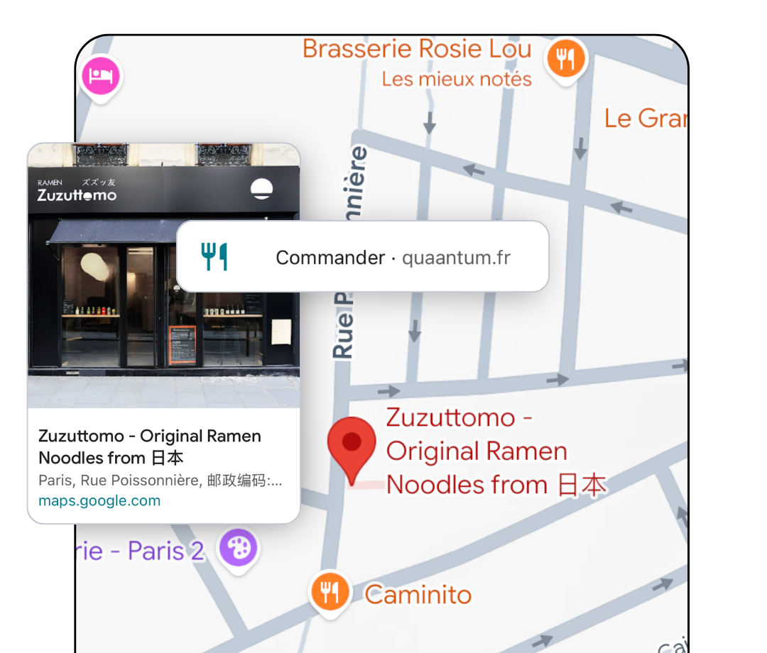Ulink sur Google Maps